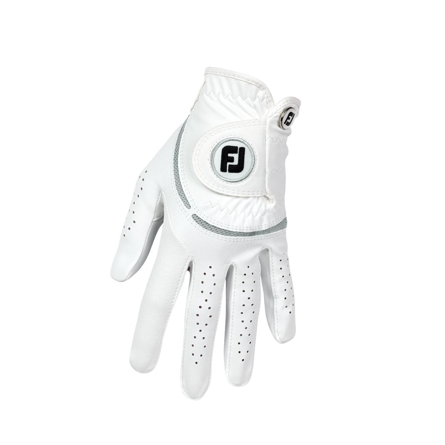FootJoy WeatherSof damska rękawiczka golfowa, biało/szara