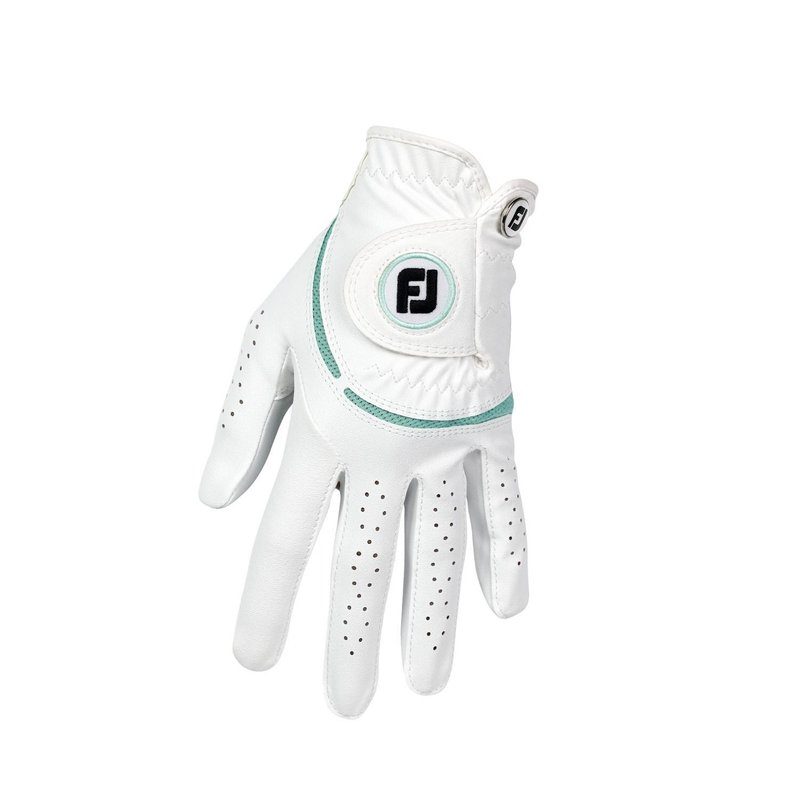 FootJoy WeatherSof damska rękawiczka golfowa, biała/sea glass
