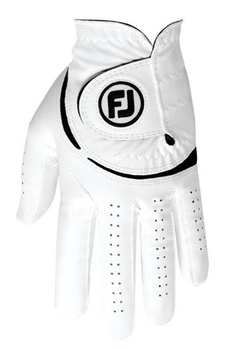 FootJoy WeatherSof męska rękawiczka golfowa, biało/czarna