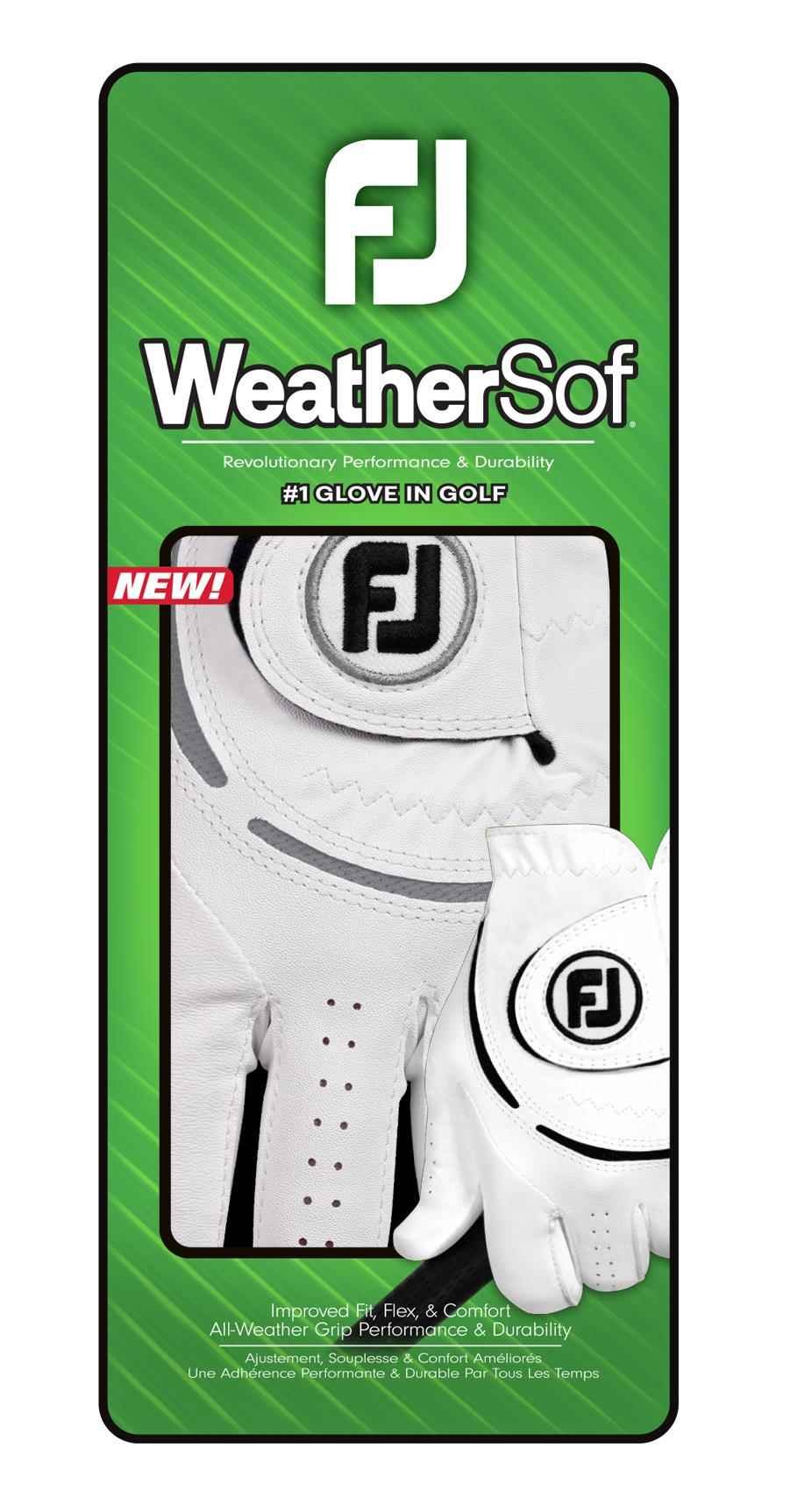 FootJoy WeatherSof rękawiczka męska, biało/szara