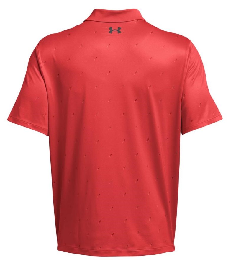 Under Armour Performance 3.0 Printed męskie polo, czerwone
