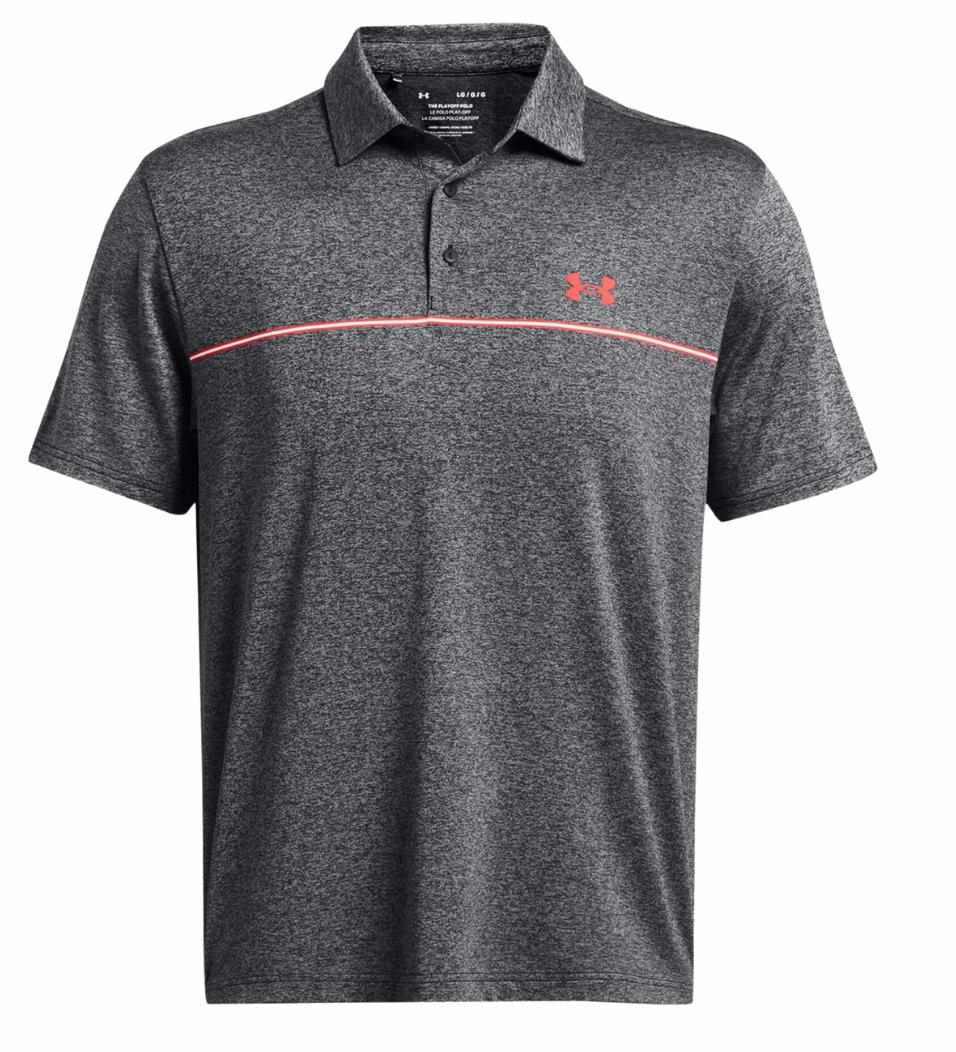 Under Armour Playoff 3.0 Printed męskie polo, szare