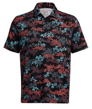 Under Armour Playoff 3.0 Printed męskie polo, czarne