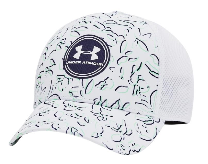 Under Armour Iso-Chill Driver Mesh męska czapka z daszkiem, biała