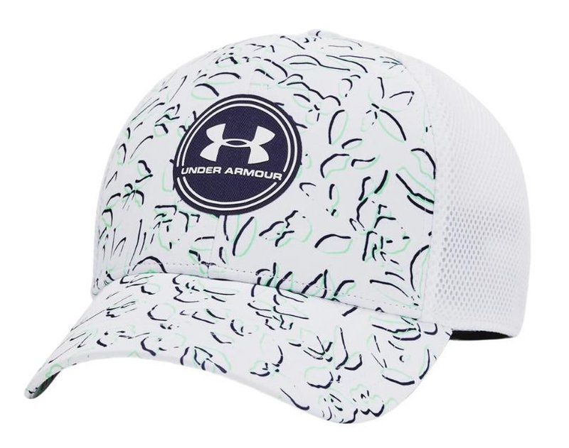 Under Armour Iso-Chill Driver Mesh męska czapka z daszkiem, biała