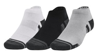 Under Armour Performance Tech skarpetki, mod gray/white, 3 pary