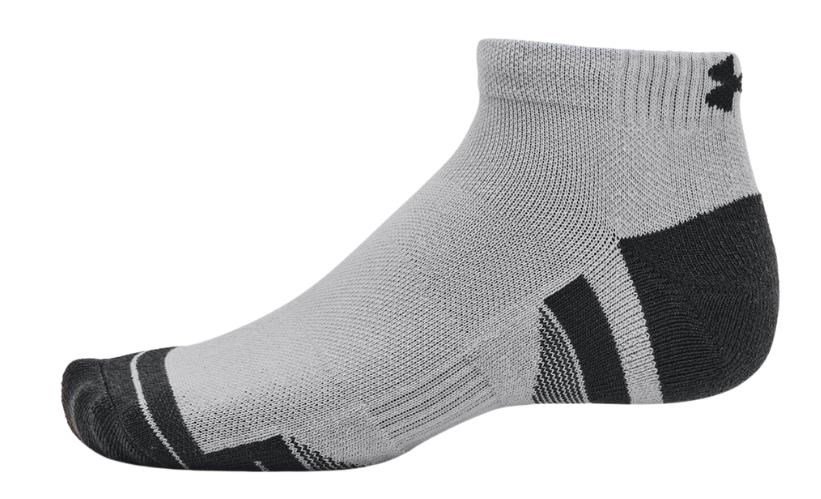 Under Armour Performance Tech skarpetki, mod gray/white, 3 pary