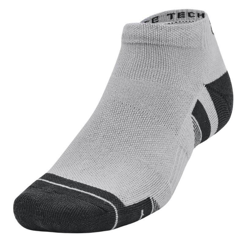 Under Armour Performance Tech skarpetki, mod gray/white, 3 pary