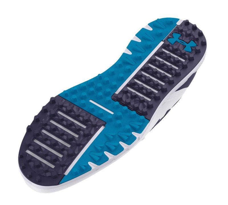 Under Armour Drive Fade SL męskie buty golfowe, biało/niebieskie