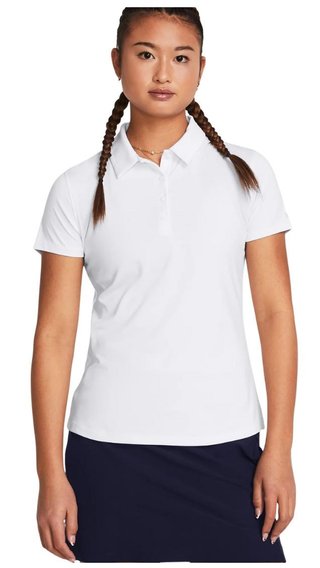 Under Armour Playoff damskie polo, białe