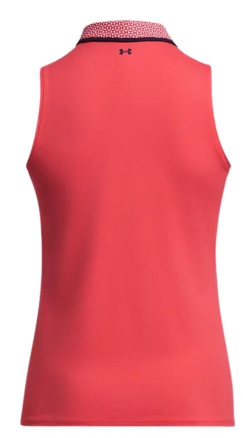 Under Armour Iso-Chill damskie polo, czerwone