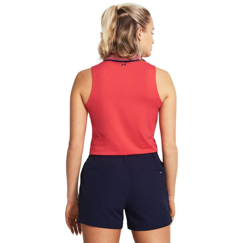 Under Armour Iso-Chill damskie polo, czerwone