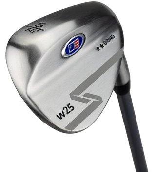 U.S. Kids Golf UL7-45 (114cm) W25 sand wedge dla juniora (56°), grafit