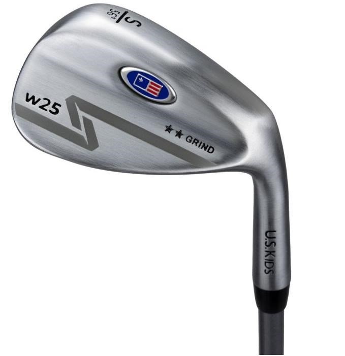 U.S. Kids Golf UL7-45 (114cm) W25 sand wedge dla juniora (56°), grafit