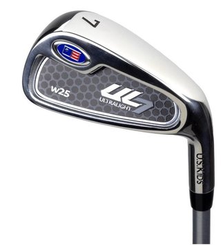 U.S. Kids Golf UL7-45 (114 cm) W25 iron dla juniora 7 (38°), grafit