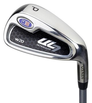 U.S. Kids Golf UL7-51 (130 cm) W20 pitching wedge dla juniora (48°), grafit