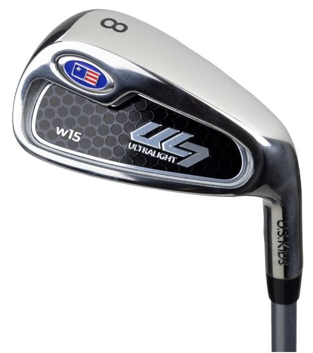 U.S. Kids Golf UL7-54 (137 cm) W15 iron dla juniora 8 (40°), grafit