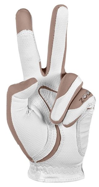 Zoom Wheather damska rękawiczka golfowa, biało/beżowa