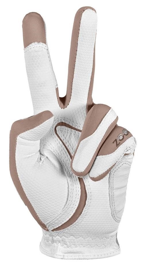 Zoom Wheather damska rękawiczka golfowa, biało/beżowa