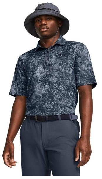 Under Armour Playoff 3.0 Printed męskie polo, downpour gray