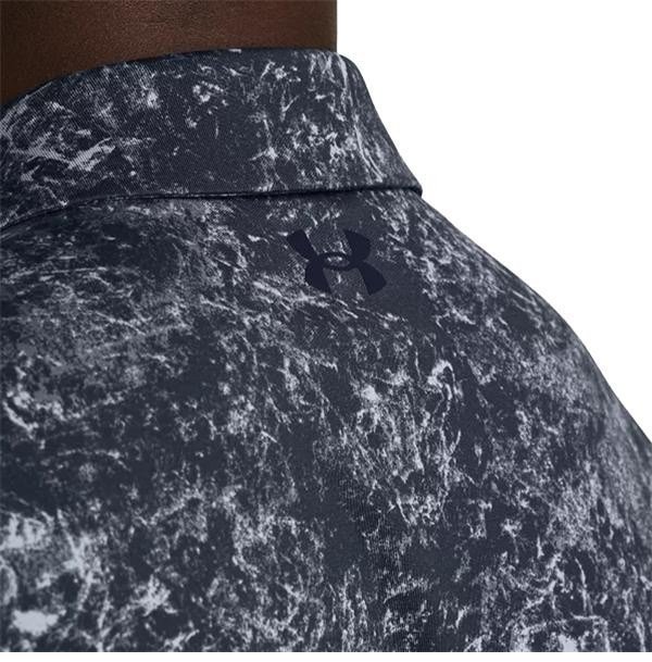 Under Armour Playoff 3.0 Printed męskie polo, downpour gray