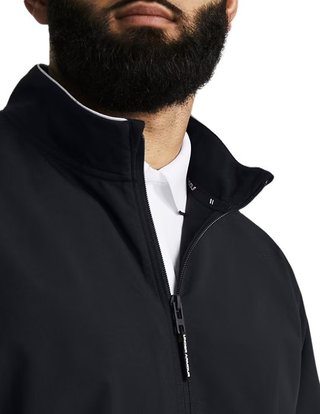 Under Armour Storm Windstrike Full zip męska bluza, czarno/biała