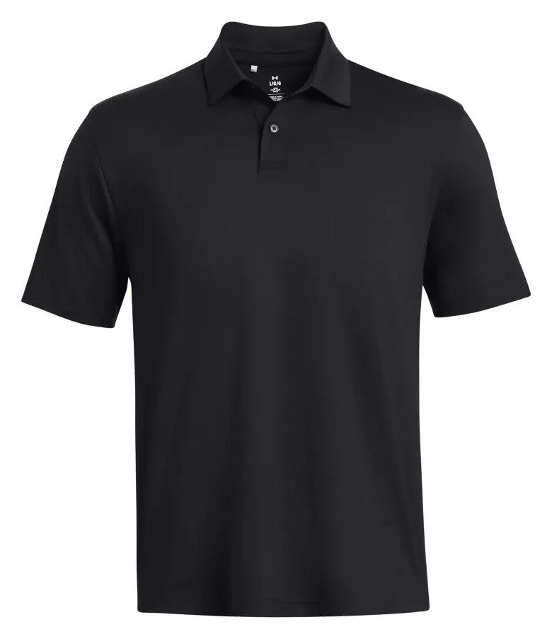 Under Armour T2G męskie polo, czarne/pitch gray