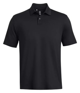 Under Armour T2G męskie polo, czarne/pitch gray
