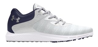 Under Armour Charged Breathe 2 Knit SL damskie buty golfowe, szaro/granatowo/srebrne