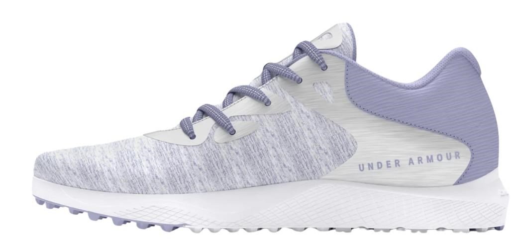 Under Armour Charged Breathe 2 Knit SL damskie buty golfowe, celeste/white
