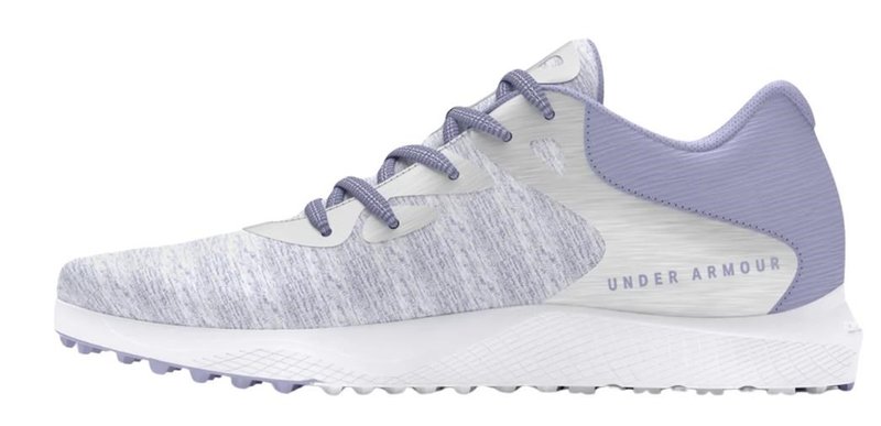 Under Armour Charged Breathe 2 Knit SL damskie buty golfowe, celeste/white