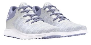 Under Armour Charged Breathe 2 Knit SL damskie buty golfowe, celeste/white