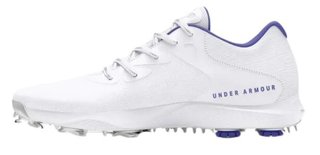 Under Armour Charged Breathe 2 damskie buty golfowe, white/starlight/metallic silver