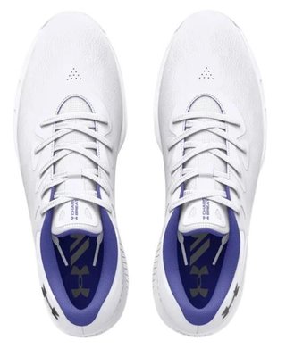Under Armour Charged Breathe 2 damskie buty golfowe, white/starlight/metallic silver