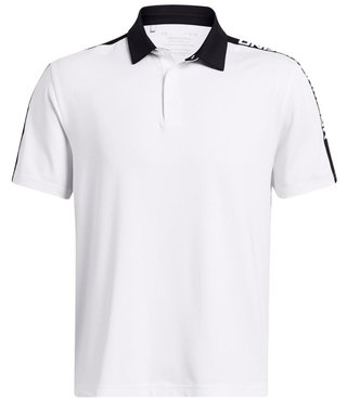 Under Armour Playoff 3.0 Striker męskie polo, biało/czarne