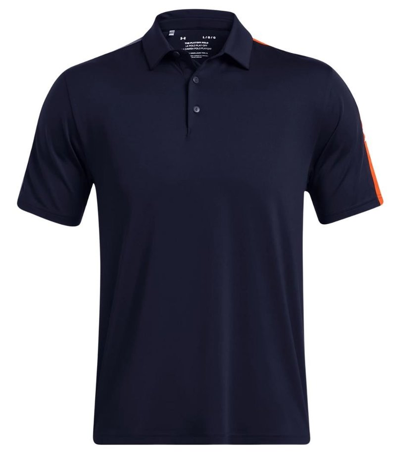 Under Armour Playoff 3.0 Striker męskie polo, granatowo/czerwone