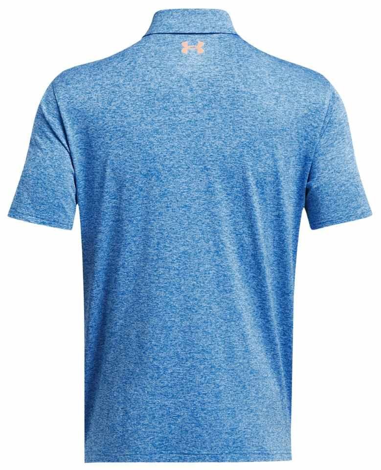 Under Armour Playoff 3.0 Printed męskie polo, photon blue/nova orange/midnight navy