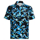 Under Armour Playoff 3.0 Printed męskie polo, black/capri