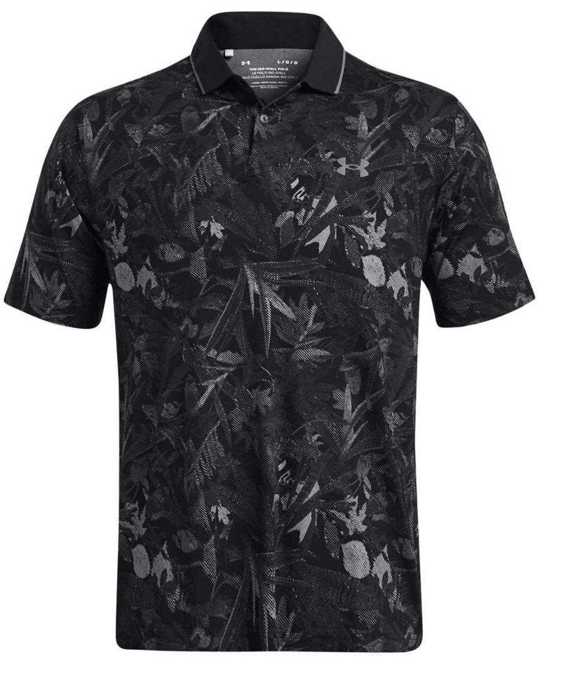 Under Armour Iso-Chill Edge męskie polo, czarno/szare