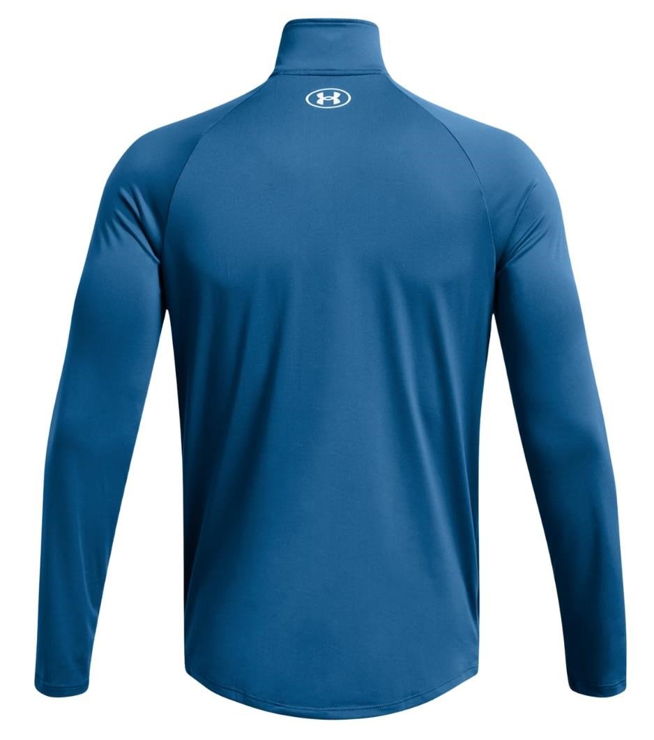 Under Armour Tech 2.0 1/2 Zip męskie polo, niebieskie