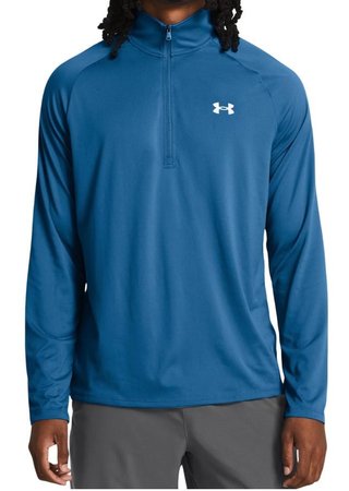Under Armour Tech 2.0 1/2 Zip męskie polo, niebieskie