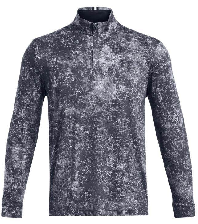 Under Armour Playoff Printed 1/4 Zip męska bluza, downpour gray/midnight navy