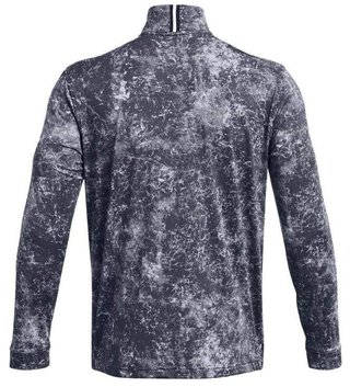 Under Armour Playoff Printed 1/4 Zip męska bluza, downpour gray/midnight navy