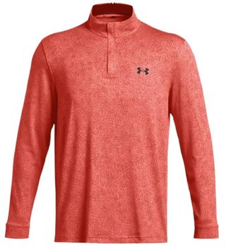 Under Armour Playoff Printed 1/4 Zip męska bluza, coho/red solstice/black