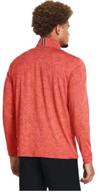 Under Armour Playoff Printed 1/4 Zip męska bluza, coho/red solstice/black