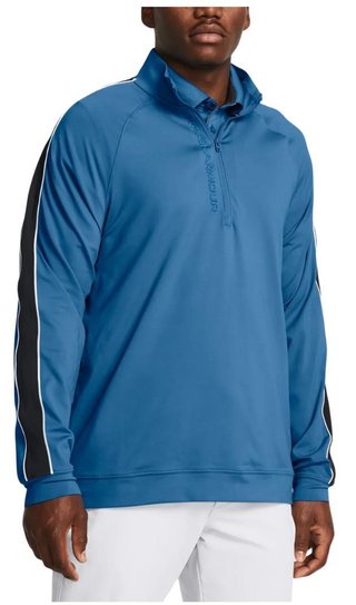Under Armour Storm Midlayer 1/2 Zip męska bluza, photon blue/midnight navy/white