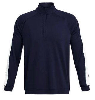 Under Armour Storm Midlayer 1/2 Zip męska bluza, midnight navy/matrix green/white