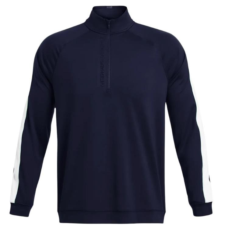 Under Armour Storm Midlayer 1/2 Zip męska bluza, midnight navy/matrix green/white