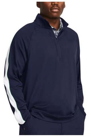 Under Armour Storm Midlayer 1/2 Zip męska bluza, midnight navy/matrix green/white