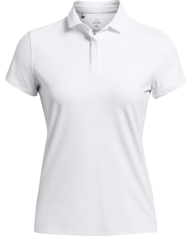 Under Armour Iso-Chill damskie polo, biało/granatowe